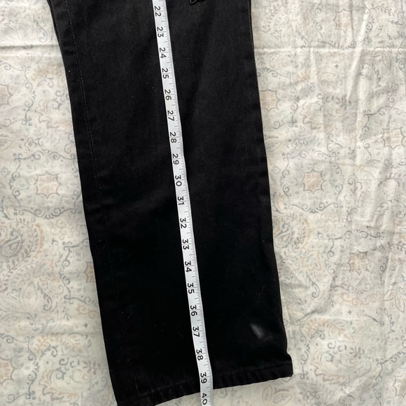 Classic Black Straight Leg Denim Jeans - Picture 9 of 15